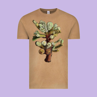 Cholla Tree Cactus Vintage Tee Designed By Lillyallendesigns