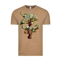 Vintage Coffee Cholla Tree Cactus Vintage Tee - LillyAllenDesigns