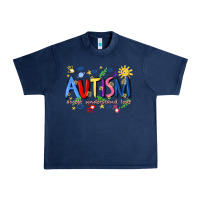 Navy autism accept understand love Urban Heavy Tee - Artiststas