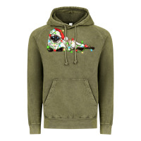 Vintage Olive christmas siamese cat Vintage Hoodie - LillyAllenDesigns