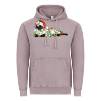 Vintage Zinc christmas siamese cat Vintage Hoodie - LillyAllenDesigns
