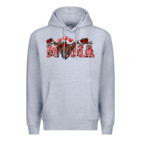 Heather Grey valentines day mama Premium Hoodie - RanaPortraitStore