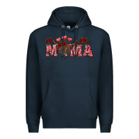 Navy valentines day mama Premium Hoodie - RanaPortraitStore