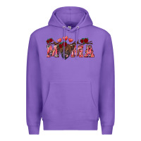 Purple valentines day mama Premium Hoodie - RanaPortraitStore