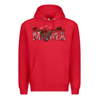 Red valentines day mama Premium Hoodie - RanaPortraitStore