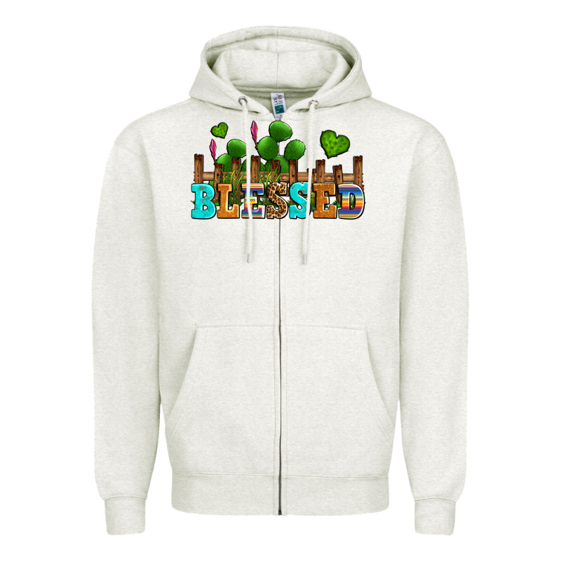 Blessed Olivia Zipper Hoodie by OliviaCreatesArt | Teevron
