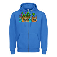 True Royal blessed olivia Zipper Hoodie - OliviaCreatesArt