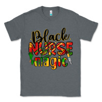 Charcoal Heather black nurse magic Classic Tee - LillyAllenDesigns