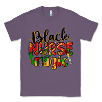 Lavender black nurse magic Classic Tee - LillyAllenDesigns