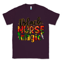 Plum black nurse magic Classic Tee - LillyAllenDesigns