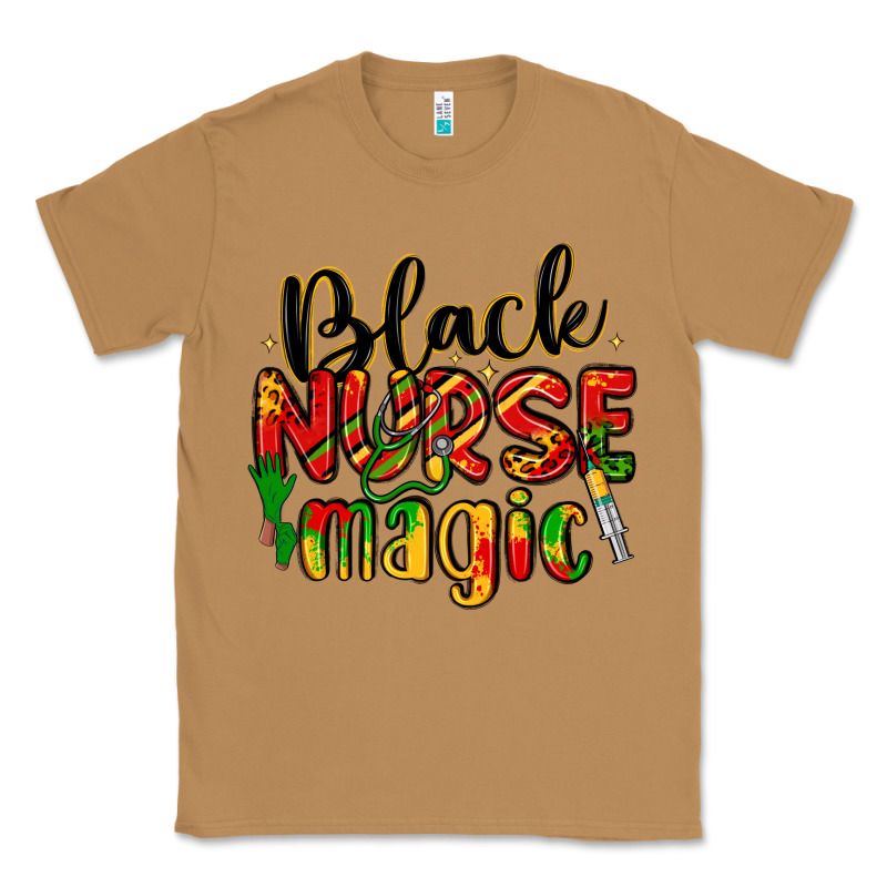 Black Nurse Magic Classic Tee by LillyAllenDesigns | Teevron