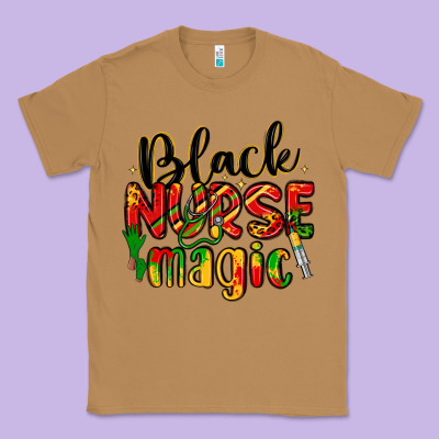 Black Nurse Magic Classic Tee Designed By Lillyallendesigns