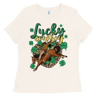 Bone lucky cowboy Ladies Tee - MaliasSmallBusiness
