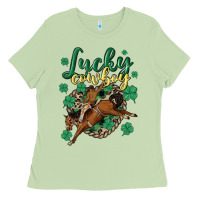 Matcha lucky cowboy Ladies Tee - MaliasSmallBusiness