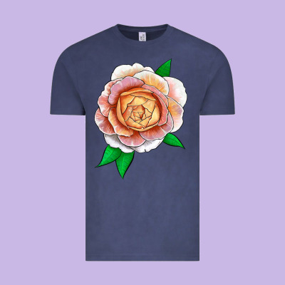 Fun In The Sun Rose Vintage Tee Designed By Lillyallendesigns