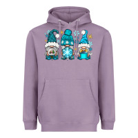 Lavender winter gnomies Heavyweight Hoodie - BundleAndBundleShop