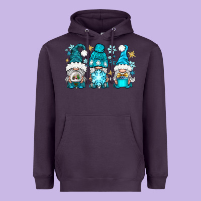 Winter Gnomies Heavyweight Hoodie Designed By Bundleandbundleshop