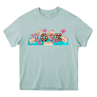 Arona love and love letters Heavy Core Tee - AdoDesignShop