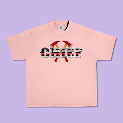 Firefighter Chief Urban Heavy Tee Designed By Artiststas