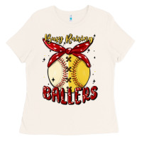 Bone busy raising ballers malia Ladies Tee - MaliasSmallBusiness