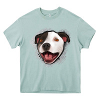 Arona pittbull gray glitter Heavy Core Tee - Jasminsmagicworld
