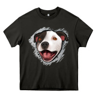 Asphalt pittbull gray glitter Heavy Core Tee - Jasminsmagicworld