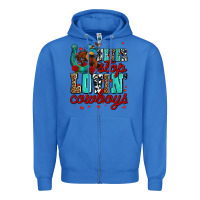 True Royal never stop lovin cowboys olivia Zipper Hoodie - OliviaCreatesArt