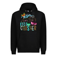 Black Easter Day Monster truck Easter egg crusher Premium Hoodie - OliviaCreatesArt