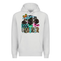 Dove Grey Easter Day Monster truck Easter egg crusher Premium Hoodie - OliviaCreatesArt