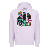 Lilac Easter Day Monster truck Easter egg crusher Premium Hoodie - OliviaCreatesArt