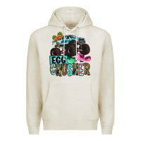 Oatmeal Heather Easter Day Monster truck Easter egg crusher Premium Hoodie - OliviaCreatesArt