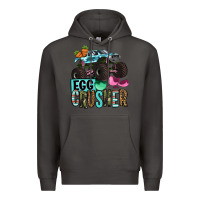 Smoke Easter Day Monster truck Easter egg crusher Premium Hoodie - OliviaCreatesArt