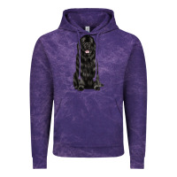 Cloud Purple newfoundland dog Vintage Hoodie - LillyAllenDesigns