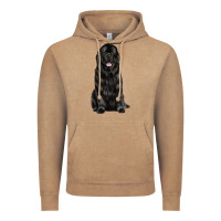 Vintage Coffee newfoundland dog Vintage Hoodie - LillyAllenDesigns