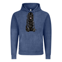 Vintage Denim newfoundland dog Vintage Hoodie - LillyAllenDesigns