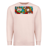 Pale Pink no place like home baseball Premium Sweatshirt - BundleAndBundleShop