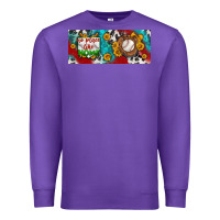 Purple no place like home baseball Premium Sweatshirt - BundleAndBundleShop