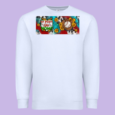 No Place Like Home Baseball Premium Sweatshirt Designed By Bundleandbundleshop