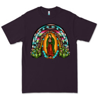 Plum our lady of guadalupe rainbow Premium Tee - JahusDesignShop