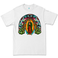 White our lady of guadalupe rainbow Premium Tee - JahusDesignShop