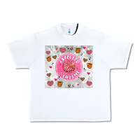 White cafecito y chisme Urban Heavy Tee - Artiststas