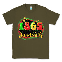Army Green 1865 juneteenth Classic Tee - LillyAllenDesigns