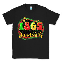 Black 1865 juneteenth Classic Tee - LillyAllenDesigns