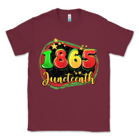 Burgundy 1865 juneteenth Classic Tee - LillyAllenDesigns
