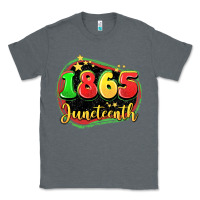 Charcoal Heather 1865 juneteenth Classic Tee - LillyAllenDesigns