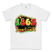 White 1865 juneteenth Classic Tee - LillyAllenDesigns