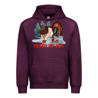 Mauve Wine merry pigmas Urban Hoodie - LillyAllenDesigns
