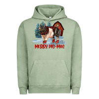Pigment Oil Green merry pigmas Urban Hoodie - LillyAllenDesigns