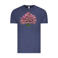 Vintage Denim Flowering Dogwood Tree Vintage Tee - LillyAllenDesigns