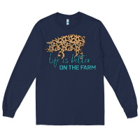 Navy Life is Better on the Farm Long Sleeve Tee - Bettercallsaul